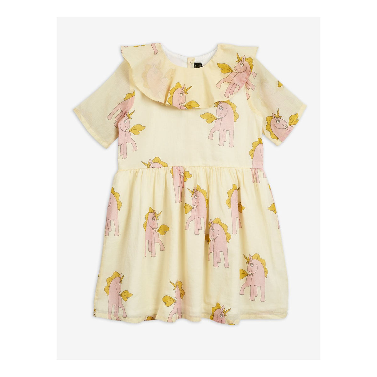 mini rodini - SS20 Unicorns Dress (Yellow)